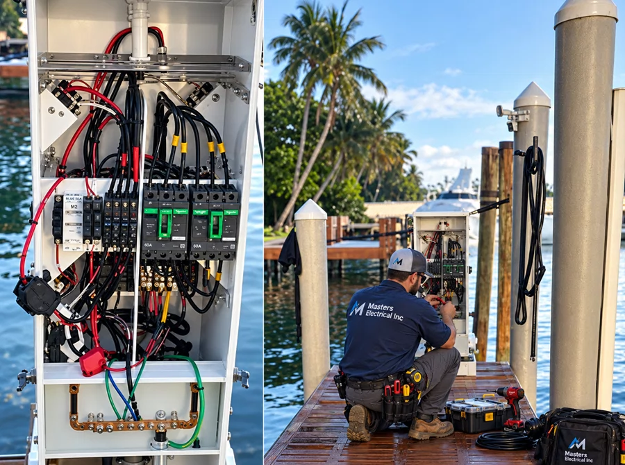 Marine Dock Power project